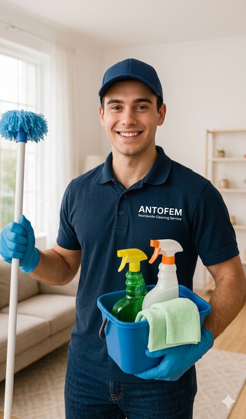 Antofem Worldwide Cleaning Services cleaning team at work in Ottawa
